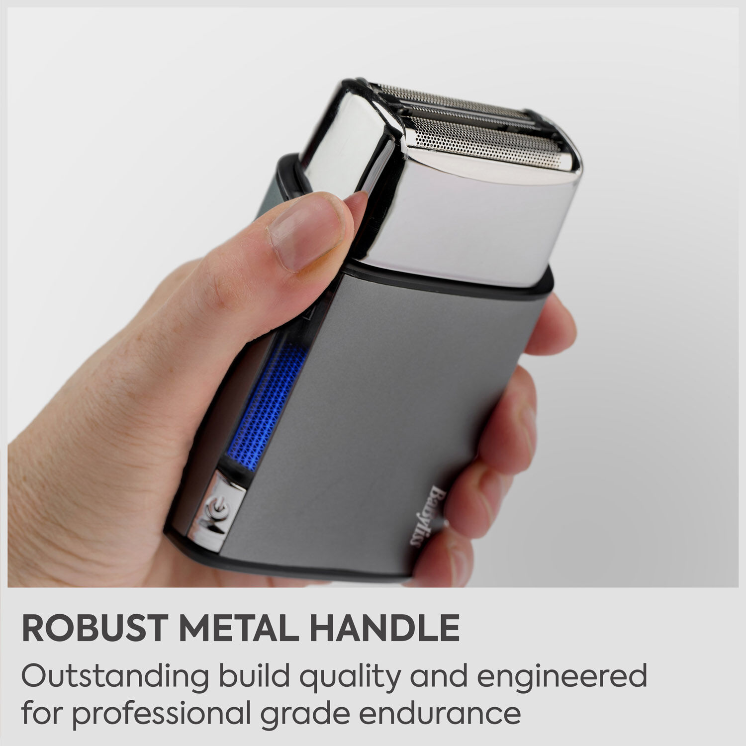 Super-X Metal Doppelfolienrasierer (chrom)